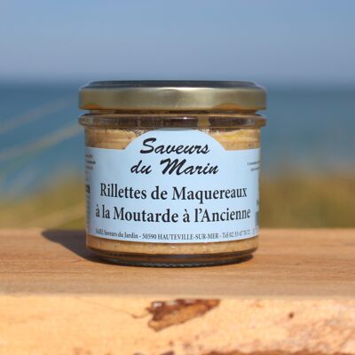 Mackerel rillette with old fashioned mustard