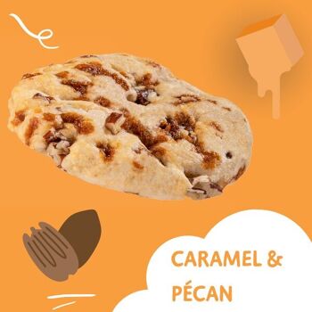 🍪Cookies Caramel & Pécan  - étui de 4*2 cookies (120g) 3