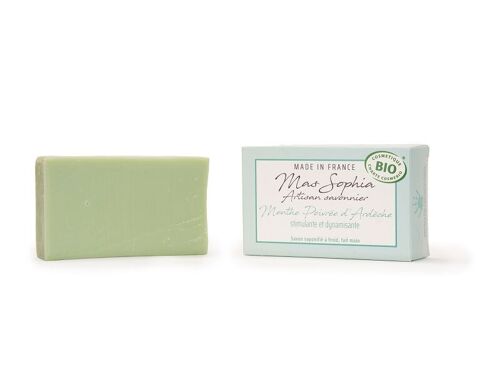 Savon a froid bio  surgras menthe poivree