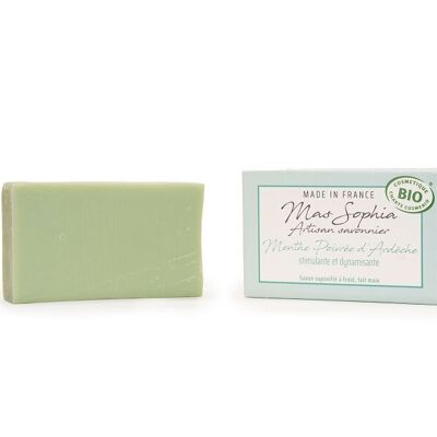 Peppermint superfatted organic cold soap
