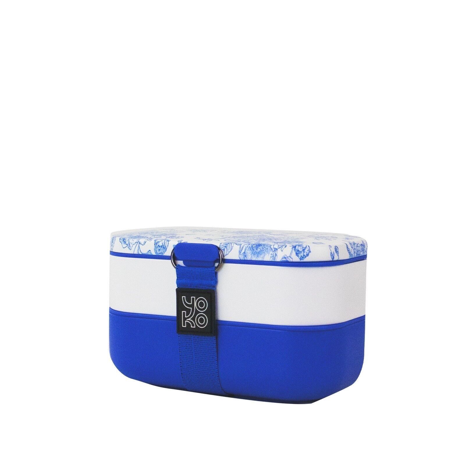 Buy wholesale 2-tier bento lunchbox - Toile de Jouy - 1200 ml