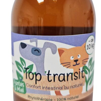 Top Transit Natursirup 200 ml – Hunde und Katzen – 10 kg