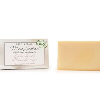 Surgras organic cold soap silk & Ardèche thyme