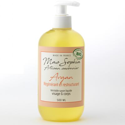 REAL ORGANIC LIQUID SOAP WITH ARGAN 500ml