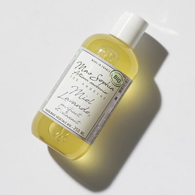 REAL ORGANIC LIQUID SOAP WITH CHESTNUT HONEY AND LAVENDER 250 ML