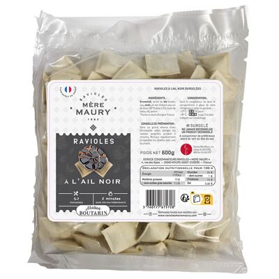 Black Garlic Ravioli (4.5%) ''Maison Boutarin'' - frozen - 600g