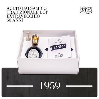 Traditioneller Balsamico-Essig aus Modena D.O.P. „EXTRA OLD – RESERVE“ (60 Jahre) – 100 ml