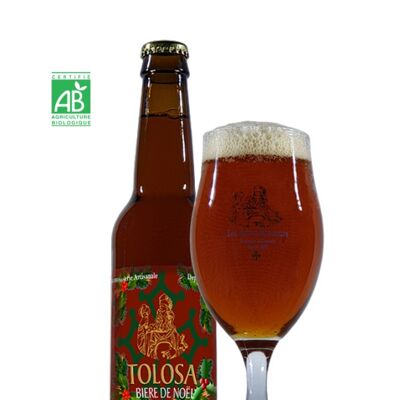 Les Frères Brasseurs Bière Tolosa Ambrée de Noël