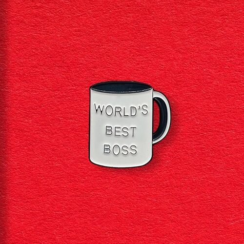 World's Best Boss Enamel Pin