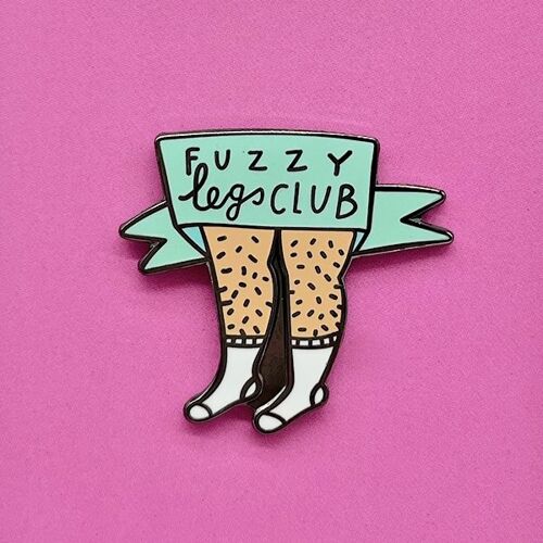 Fuzzy Legs Club Enamel Pin