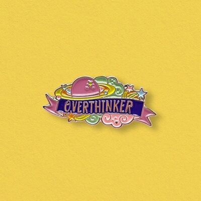 Overthinker Enamel Pin