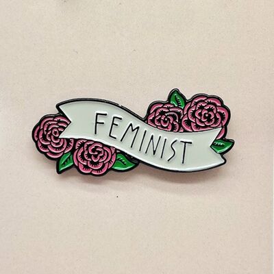Feministische Emaille-Pin
