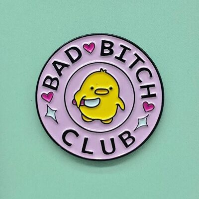 Broche en émail Bad Bitch Club