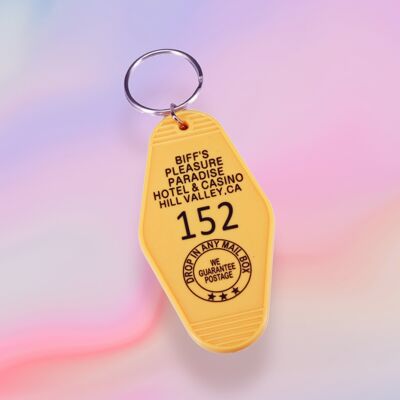 Biff's Back to the Future Keyring
