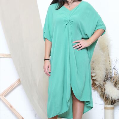 Green Relaxed fit midi dress