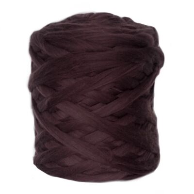 Merino wool blanket / plaid XXL - 80 x 120 cm Bordeaux