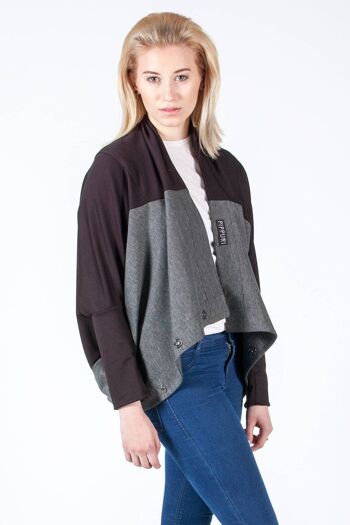 Veste PIPPURI •TASTY• - Gris, Noir 4