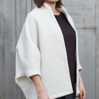 PIPPURI Cardigan • TASHA • - Blanc crème