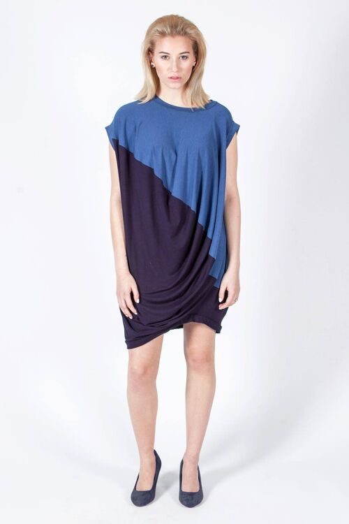 PIPPURI Kleid •BUBBLE• - blau, elegant
