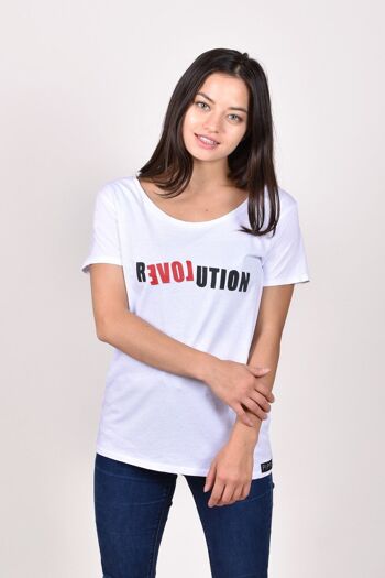 T-shirt pour femme avec déclaration PIPPURI • CHANGER • 1
