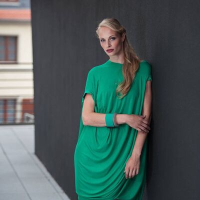 PIPPURI dress •FIZZY• - green, elegant