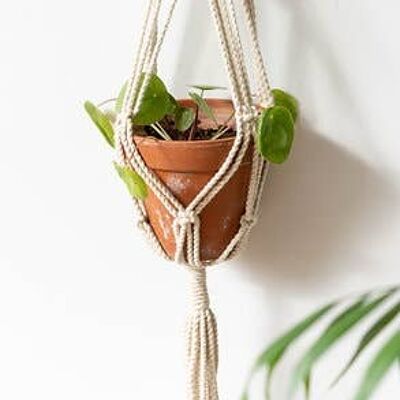 Macrame Plantenhanger wand