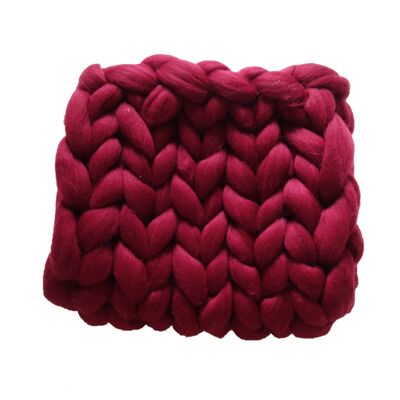 Blanket / Plaid XXL merino wool - 80 x 120 cm Ruby
