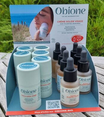 Kit implantation : Crème solide Visage & Essence en mini-présentoir & aides à la vente 1