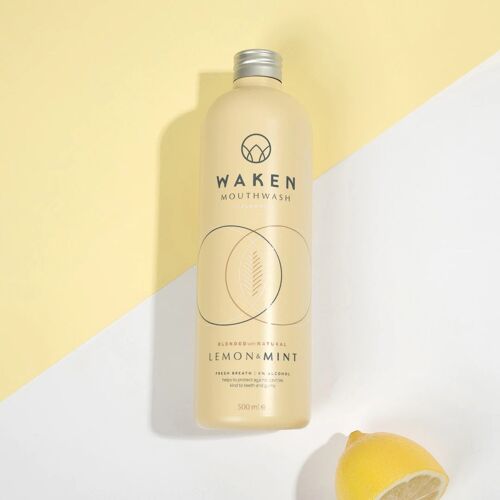 Waken Alcohol-free Mouthwash - Lemon & Mint