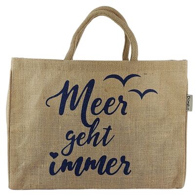 Große Jute Tasche Einkaufstasche vegane Handtasche Einkaufskorb Jutetasche Jutebeutel