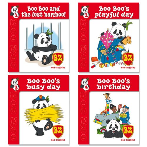 Boo Boo the panda storybook set