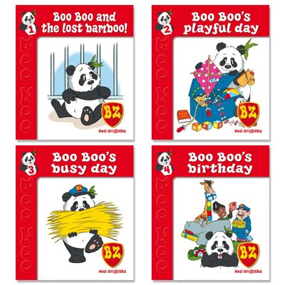 Boo Boo the panda storybook set