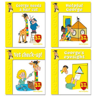 George the giraffe storybook set