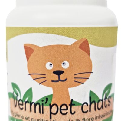 Dewormer Cats - 60 capsules - Vermipet