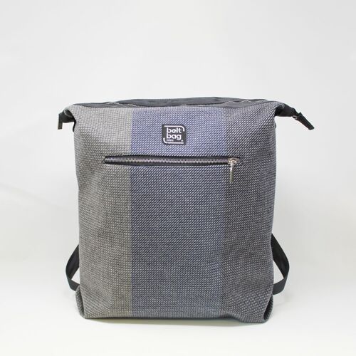 Zaino URBN Tweed grigio-blu