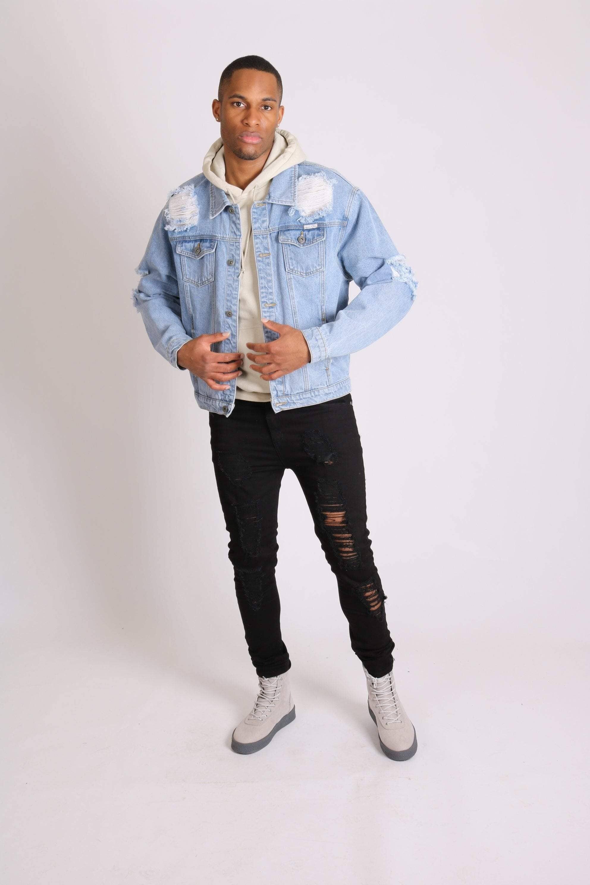 Oversized denim jacket on sale wholesale