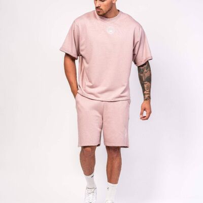 Liquor n Poker - Relaxed fit jersey shorts in pink