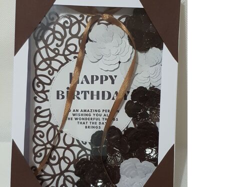 Luxury Boxed Birthday Card, CamieroseUK Designs, Wholesale