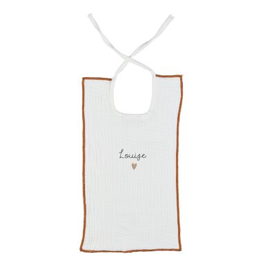 ecru gauze bib