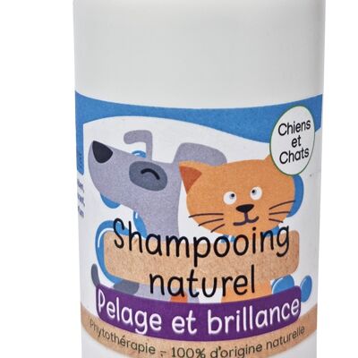 Shampoo naturale 250mL - Cappotto e lucentezza