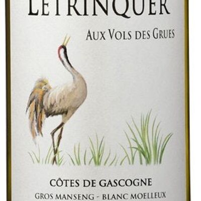 Sweet white wine Côtes de Gascogne Letrinquer Aux Vols Des Grues 75cl