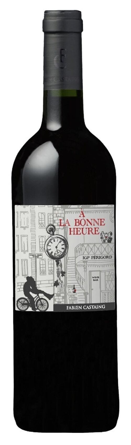 Vin rouge fruité Périgord A La Bonne Heure 75cl