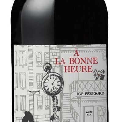 Vin rouge fruité Périgord A La Bonne Heure 75cl