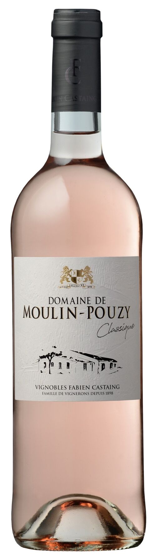 Vin rosé  bergerac Moulin-Pouzy classique 75cl