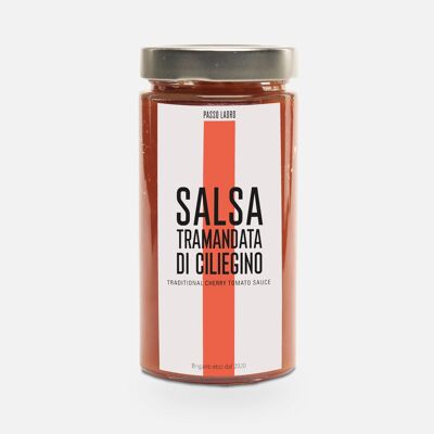 Salsa de tomate cherry ecológica repartida 500g