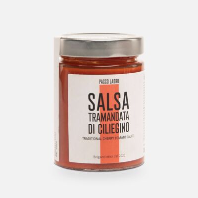 Salsa de tomate cherry ecológica repartida 300g