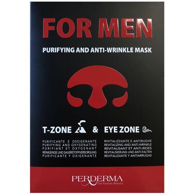 KIT FOR MEN - FACE MASKS FOR MEN T Zone masks + Eye Contour