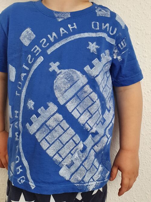 Kinder T-Shirt blau