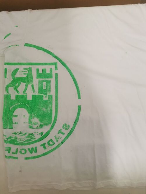 Herren t-shirt weiß/grün Wolfsburg