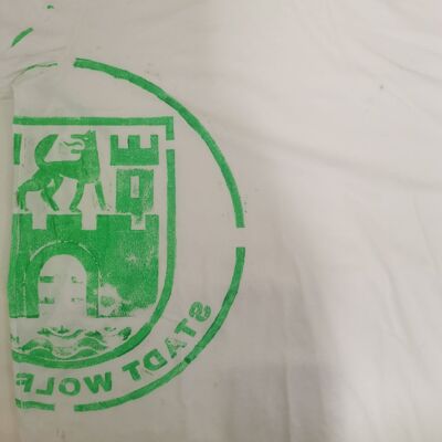T-shirt da uomo bianca/verde Wolfsburg